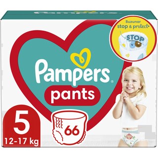 Pampers | Pants | Scutece chilotel bebelusi Marimea 5, 12-17 kg, 66 buc.