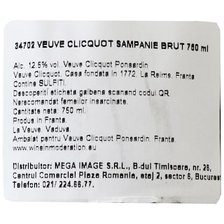 Veuve Clicquot | Sampanie Brut 0.75L
