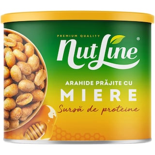 Nutline | Arahide prajite cu miere 135g