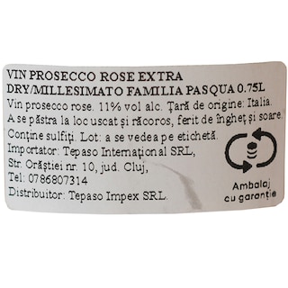 Famiglia Pasqua | Prosecco roze 0.75L