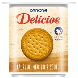 Danone Delicios | Iaurt cu biscuiti 125g