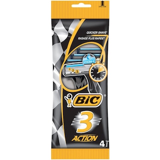 Bic | Aparat de ras pentru barbati, 3 lame, 4 bucati