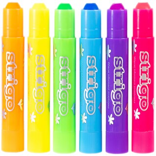 Strigo | Creioane gel neon, 6 culori