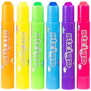 Strigo | Creioane gel neon, 6 culori