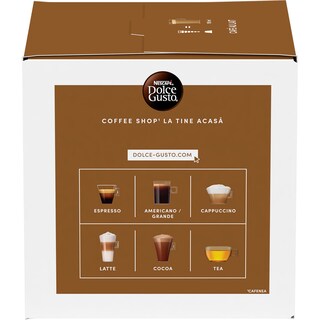 Nescafe | Dolce Gusto | Cafea Cafe au lait, 16 capsule