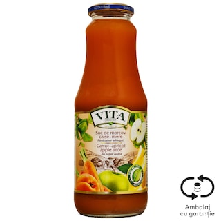 Vita | Suc de morcov, caise si mere 1L