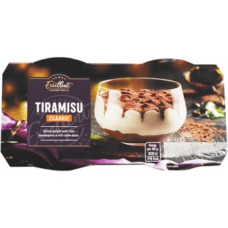 Excellent | Tiramisu clasic 2x90g