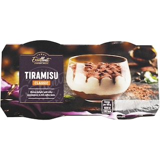 Excellent | Tiramisu clasic 2x90g