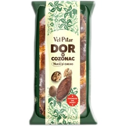 Cozonac de post cu cacao si nuca 500g