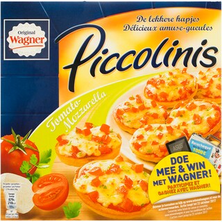 Wagner | Bruschete cu mozzarella si rosii 9x30g