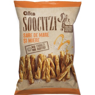 Alka | Soocitzi cu sare de mare si miere 200g