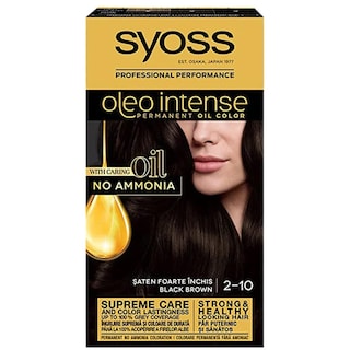 Syoss | Oleo Intense | Vopsea par Saten foarte inchis 2-10