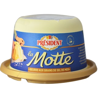 President | Unt cu sare de mare La Motte 80% grasime 250g