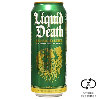 Liquid Death | Apa carbogazoasa cu aroma de lime 500ml