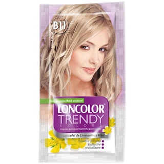 Loncolor | Trendy Color | Vopsea pentru par B11 Blond metal 2x25ml