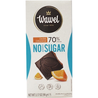 Wawel | Ciocolata amaruie 70% cacao cu bucati de portocala 90g