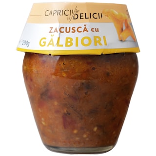 Capricii si Delicii | Zacusca cu galbiori 290g