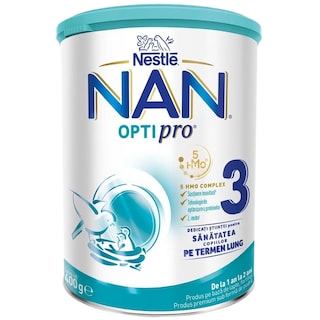 NAN Optipro | Produs pe baza de lapte Optipro 3, intre 1-2 ani 400g