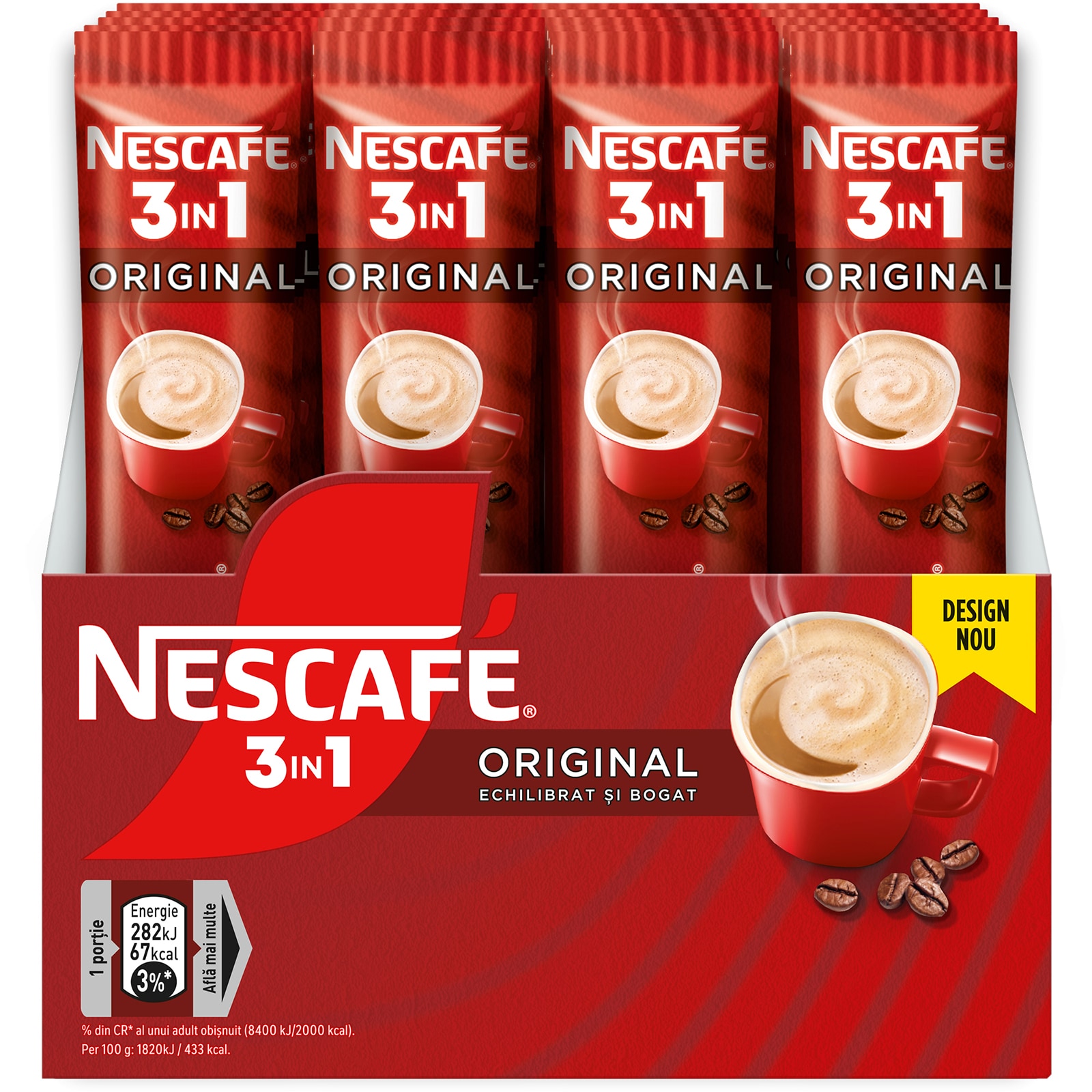 Nescafe | Cafea 3in1 Original 15.5g | Mega-image