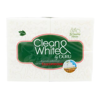 Duru | Sapun solid rufe White 4 bucati 4x125g