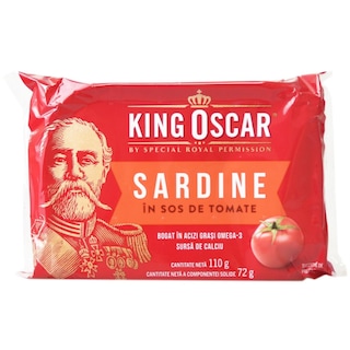 King Oscar | Sardine in sos tomat 110g
