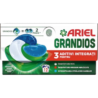 Ariel | Detergent Grandios Mountain Spring, 12 spalari