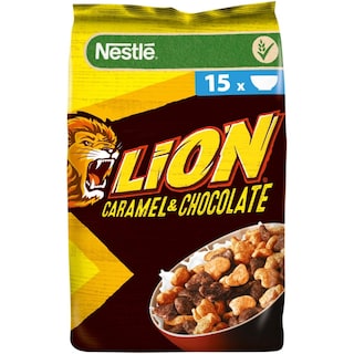 Lion | Cereale cu caramel si ciocolata 450g