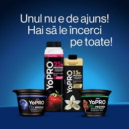 YoPRO | Iaurt natur cu 0.5% grasime 160g