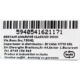 Bertani | Vin rosu sec Amarone Classico 0.75L
