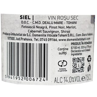 Siel | Vin rosu sec  0.75L