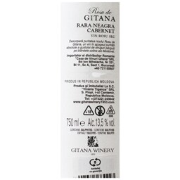 Gitana Winery | Vin rosu sec Rosue de Gitana 0.75L