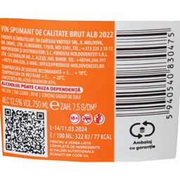 Vartely | Vin spumant brut alb 0.75L