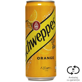 Schweppes | Bautura carbogazoasa cu aroma de portocale 330ml