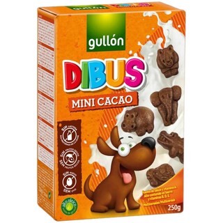 Gullon | Biscuiti mini de cacao Dibus, fara lactoza 250g
