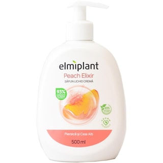 Elmiplant | Sapun lichid crema piersica si ceai alb 500ml