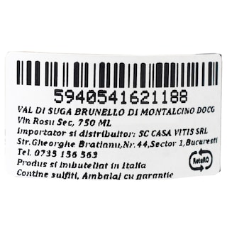 VAL DI SUGA | Vin rosu sec Brunello di Montalcino 0.75L