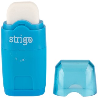 Strigo | Ascutitoare dubla cu radiera, diverse culori