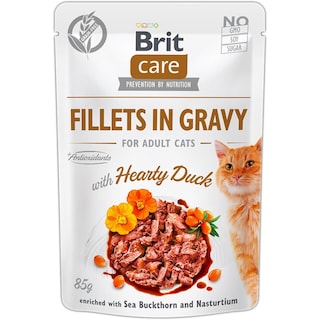 Brit Care | Hrana umeda pentru pisici file de rata in sos 85g