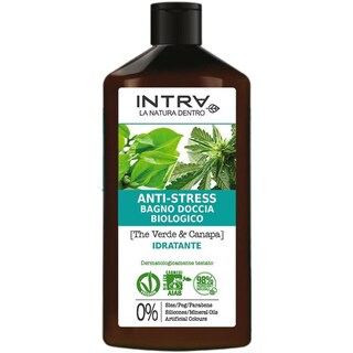 Intra | Gel dus bio cu canepa si ceai verde 400ml