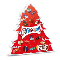 Celebrations | Tree Advent Calendar selectie de ciocolata cu lapte 215g