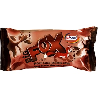 RoStar | Big Fox | Biscuiti de cacao cu crema 30g