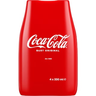 Coca-Cola Gust Original | Bautura racoritoare carbogazoasa 4x330ml