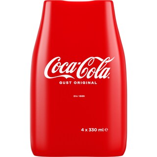 Coca-Cola Gust Original | Bautura racoritoare carbogazoasa 4x330ml