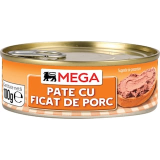 MEGA | Pate cu ficat de porc 100g