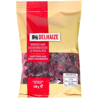 Delhaize | Merisoare deshidratate si indulcite 100g