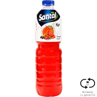 Santal | Bautura racoritoare necarbogazoasa cu suc de fructe rosii 1.5L