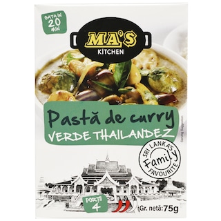 Ma's | Paste de curry verde thailandez 75g