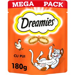 Dreamies | Hrana complementara cu pui pentru pisici adulte si pisoi 180g