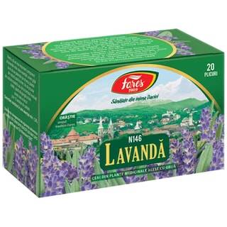 Fares | Ceai de lavanda, 20 pliculete 20g