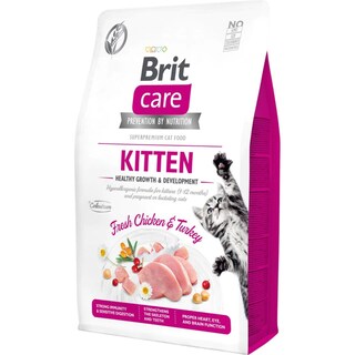 Brit Care | Hrana uscata pentru pisici Healthy Growth & Development Grain Gree 2kg